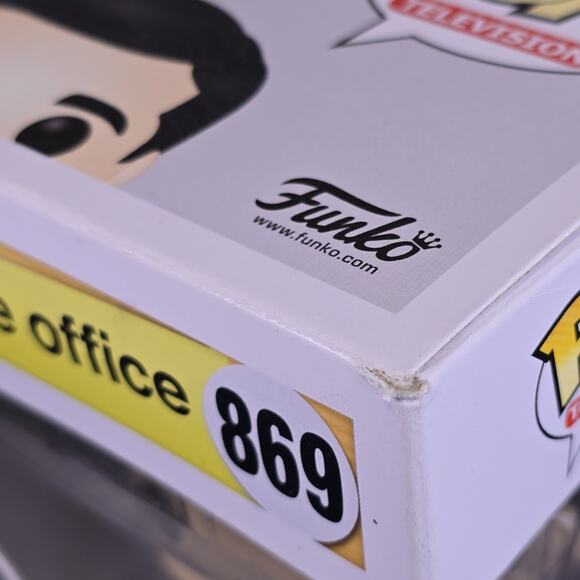 Funko Pop! Vinyl: The Office - Michael Scott #869 Box In Good To Fair Condition - Picture 6 of 8